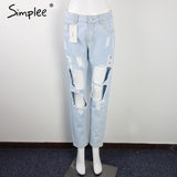 Cool denim vintage straight jeans