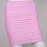 Pleated A-Line Skirt