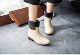 Waterproof Rain Ankle Boots